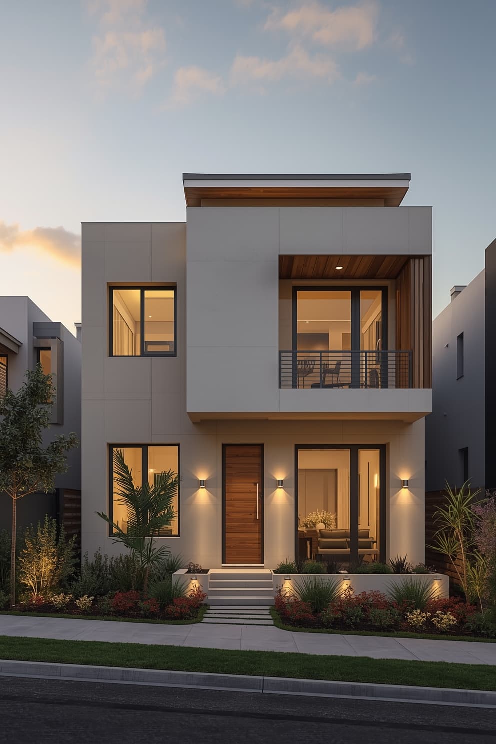 Close-up of hands passing new house keys over a contract and coffee table.