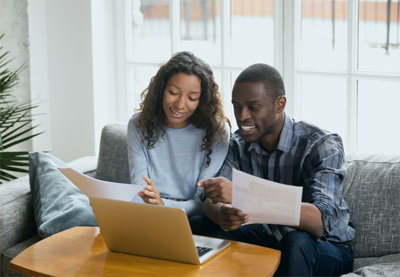 Home buyer reviewing affordability before applying for a home loan